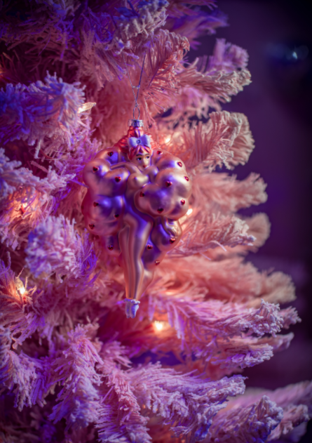 Boule de Noel - Cotton Candy